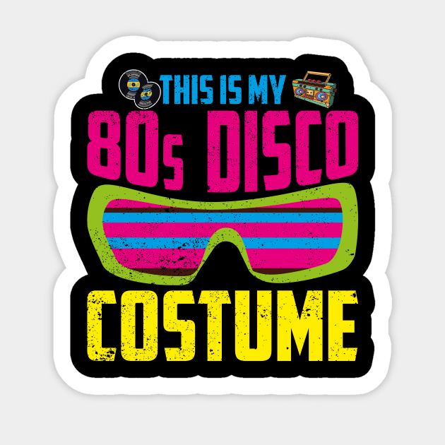 80s Disco Retro 80s Lover Theme Party Funny Costume 80s Sticker by shirtsyoulike